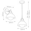 Applique Niva Noir 40W ELSTEAD LIGHTING KL-NIVA-1W-1P-BK