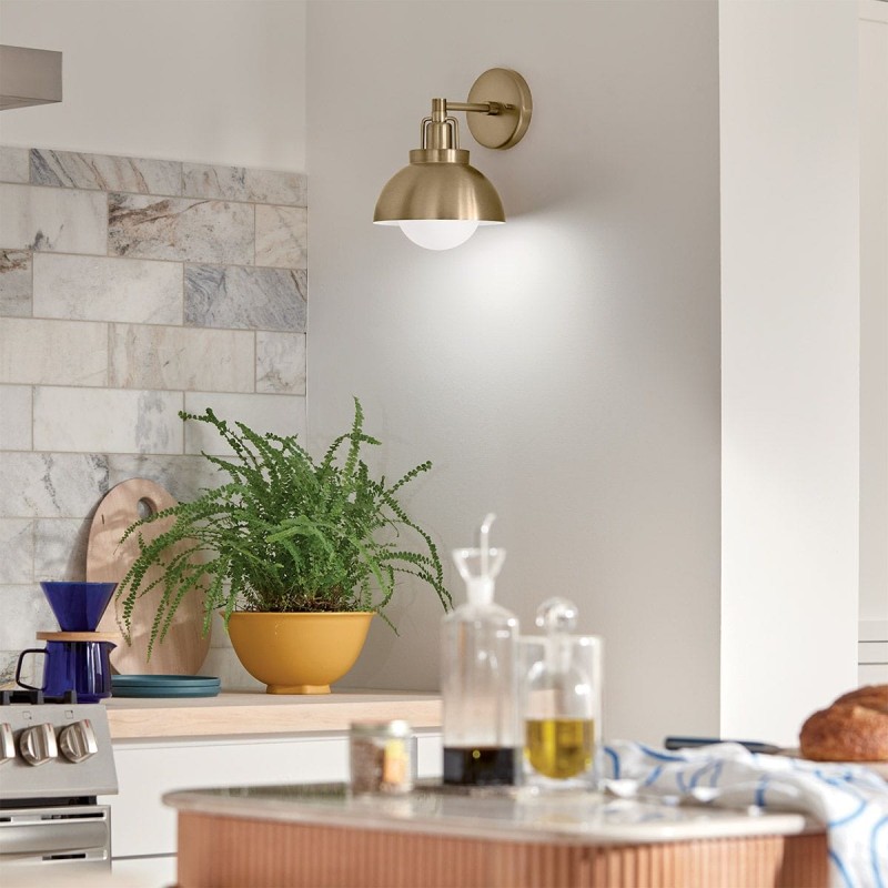 Applique Niva Bronze 40W ELS_KL-NIVA-1W-1P-CPZ KL-NIVA-1W-1P-CPZ Applique Niva Bronze 40W ELSTEAD LIGHTING KL-NIVA-1W-1P-CPZ