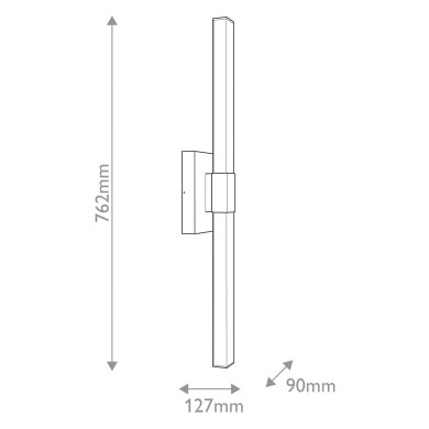 Applique Nocar Noir 39W ELSTEAD LIGHTING KL-NOCAR-L-BK