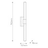Applique Nocar Noir 39W ELSTEAD LIGHTING KL-NOCAR-L-BK