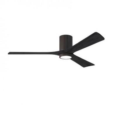 Ventilateur Plafond avec lampe Irene 152cm Bronze Noir ATLAS FAN IR3HLK-TB-BK-60