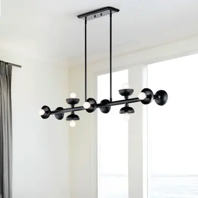 Suspension Palta Noir 10x40W ELSTEAD LIGHTING KL-PALTA-LP10-BK