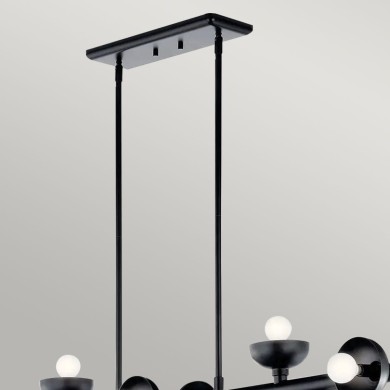 Suspension Palta Noir 10x40W ELSTEAD LIGHTING KL-PALTA-LP10-BK