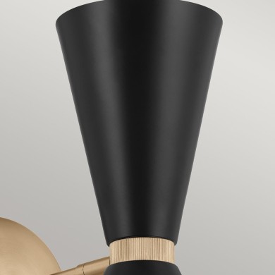 Applique Phix Bronze et noir 2x40W ELSTEAD LIGHTING KL-PHIX-1W-CBB