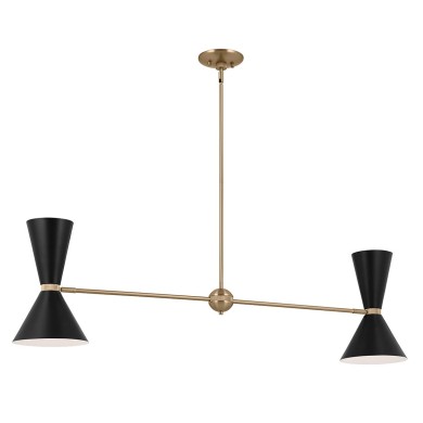 Suspension Phix Bronze et noir 4x40W ELSTEAD LIGHTING KL-PHIX-2-LINEAR-CBB