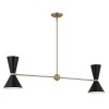 Suspension Phix Bronze et noir 4x40W ELSTEAD LIGHTING KL-PHIX-2-LINEAR-CBB