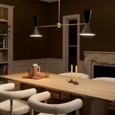 Suspension Phix Bronze et noir 4x40W ELSTEAD LIGHTING KL-PHIX-2-LINEAR-CBB