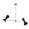 Suspension Phix Bronze et noir 4x40W ELSTEAD LIGHTING KL-PHIX-2-LINEAR-CBB