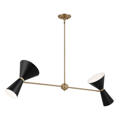 Suspension Phix Bronze et noir 4x40W ELSTEAD LIGHTING KL-PHIX-2-LINEAR-CBB