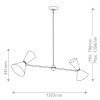 Suspension Phix Bronze et noir 4x40W ELSTEAD LIGHTING KL-PHIX-2-LINEAR-CBB