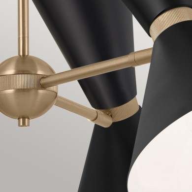Suspension Phix Bronze et noir 6x40W ELSTEAD LIGHTING KL-PHIX-3-CBB