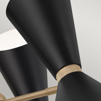 Suspension Phix Bronze et noir 6x40W ELSTEAD LIGHTING KL-PHIX-3-CBB