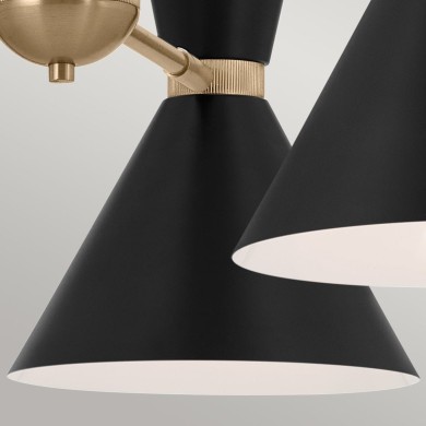 Suspension Phix Bronze et noir 6x40W ELSTEAD LIGHTING KL-PHIX-3-CBB