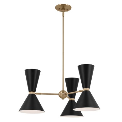 Suspension Phix Bronze et noir 6x40W ELSTEAD LIGHTING KL-PHIX-3-CBB