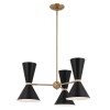 Suspension Phix Bronze et noir 6x40W ELSTEAD LIGHTING KL-PHIX-3-CBB