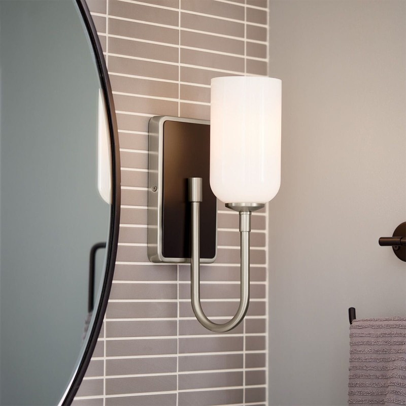 Applique Solia Nickel, noir et blanc 3W LED ELS_KL-SOLIA-1W-BNB KL-SOLIA-1W-BNB Applique Solia Nickel, noir et blanc 3W LED ELSTEAD LIGHTING KL-SOLIA-1W-BNB