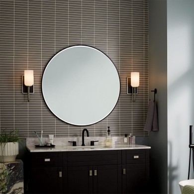 Applique Solia Nickel, noir et blanc 3W LED ELSTEAD LIGHTING KL-SOLIA-1W-BNB