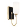 Applique Solia Bronze, noir et blanc 3W LED ELSTEAD LIGHTING KL-SOLIA-1W-CPZB