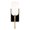 Applique Solia Bronze, noir et blanc 3W LED ELSTEAD LIGHTING KL-SOLIA-1W-CPZB