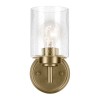 Applique Winslow Laiton et transparent 60W ELSTEAD LIGHTING KL-WINSLOW-1W-NBR