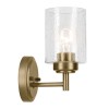 Applique Winslow Laiton et transparent 60W ELSTEAD LIGHTING KL-WINSLOW-1W-NBR