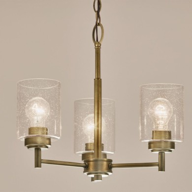 Lustre Winslow Laiton et transparent 3x60W ELS_KL-WINSLOW3-NBR KL-WINSLOW3-NBR Lustre Winslow Laiton et transparent 3x60W ELSTEAD LIGHTING KL-WINSLOW3-NBR