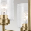 Lustre Winslow Laiton et transparent 3x60W ELSTEAD LIGHTING KL-WINSLOW3-NBR
