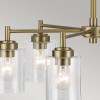 Lustre Winslow Laiton et transparent 6x60W ELSTEAD LIGHTING KL-WINSLOW6-NBR