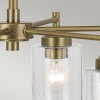 Lustre Winslow Laiton et transparent 6x60W ELSTEAD LIGHTING KL-WINSLOW6-NBR