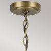 Lustre Winslow Laiton et transparent 6x60W ELSTEAD LIGHTING KL-WINSLOW6-NBR