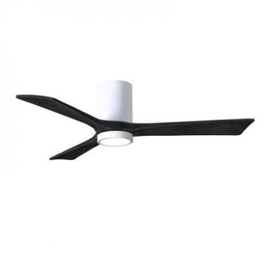 Ventilateur Destratificateur avec lumière Irene 132cm Blanc Noir ATLAS FAN IR3HLK-WH-BK-52