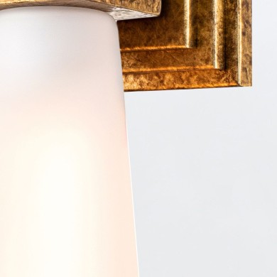 Applique Kristy Doré et opale 40W ELSTEAD LIGHTING KRISTY-1WB-DG-OPAL