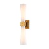 Applique Kristy Doré et opale 2x4W LED ELSTEAD LIGHTING KRISTY-2WB-DG-OPAL