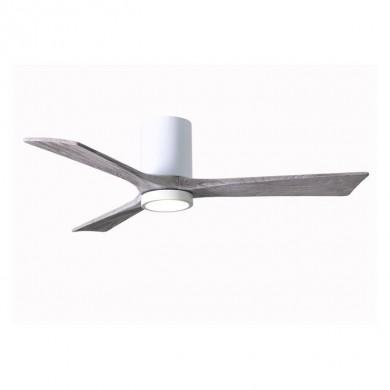 Ventilateur de plafond Irene 106cm Blanc Bois vieilli ATLAS FAN IR3H-WH-BW-42