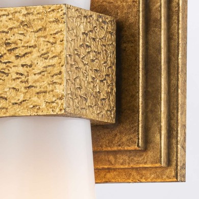 Applique Kristy Doré et opale 2x4W LED ELSTEAD LIGHTING KRISTY-2WB-DG-OPAL