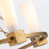 Lustre Kristy Doré et opale 5x40W ELSTEAD LIGHTING KRISTY5-DG-OPAL