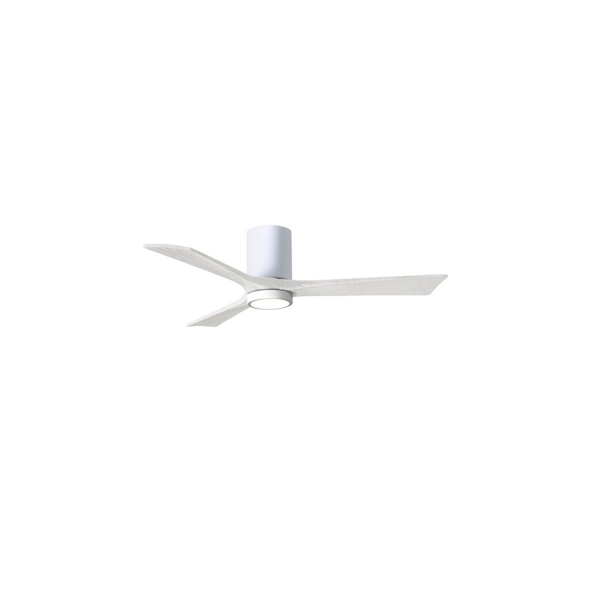 Ventilateur De Plafond Encastré Ovlaim 132cm Blanc Avec Lumière Et Télécommande - Moteur DC Silencieux, 3 Pales, Idéal Chambre Séjour