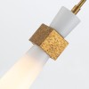 Suspension Kristy Doré et opale 40W ELSTEAD LIGHTING KRISTY-MP-DG-OPAL