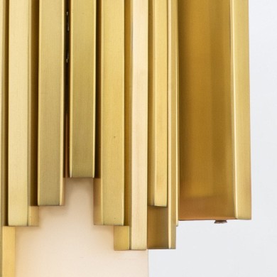 Applique Marvele Laiton et opale 2x4W LED ELSTEAD LIGHTING MARVELE-2WB-AB-OPAL