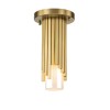 Plafonnier Marvele Laiton et opale 40W ELSTEAD LIGHTING MARVELE-MP-AB-OPAL