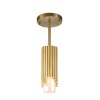 Plafonnier Marvele Laiton et opale 40W ELSTEAD LIGHTING MARVELE-MP-AB-OPAL