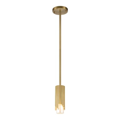 Plafonnier Marvele Laiton et opale 40W ELSTEAD LIGHTING MARVELE-MP-AB-OPAL