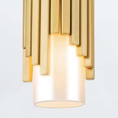 Plafonnier Marvele Laiton et opale 40W ELSTEAD LIGHTING MARVELE-MP-AB-OPAL