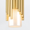 Plafonnier Marvele Laiton et opale 40W ELSTEAD LIGHTING MARVELE-MP-AB-OPAL