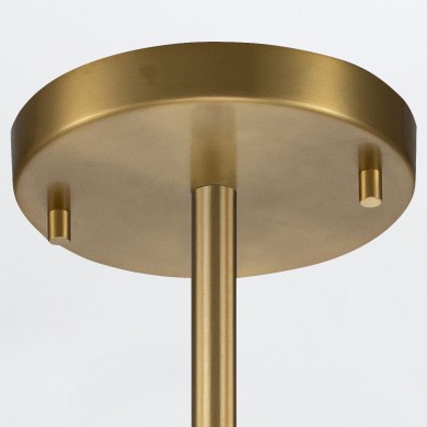 Plafonnier Marvele Laiton et opale 40W ELSTEAD LIGHTING MARVELE-MP-AB-OPAL