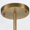 Plafonnier Marvele Laiton et opale 40W ELSTEAD LIGHTING MARVELE-MP-AB-OPAL