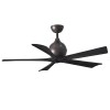 Ventilateur de plafond avec télécommande Irene 132cm Noir ATLAS FAN IR5-TB-BK-52