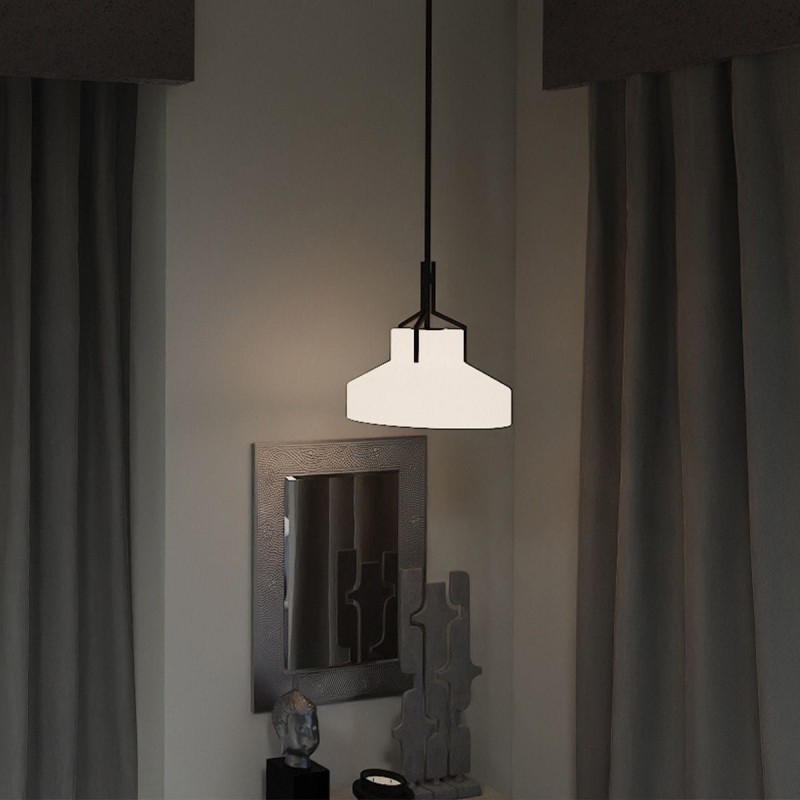 Suspension Brecken Bronze et opale 2x60W ELS_QZ-BRECKEN-2P-OZ-ABG QZ-BRECKEN-2P-OZ-ABG Suspension Brecken Bronze et opale 2x60W ELSTEAD LIGHTING QZ-BRECKEN-2P-OZ-ABG