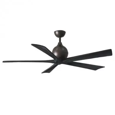 Ventilateur Plafond télécommandable Irene 152cm Bronze Noir MAT_IR5-TB-BK-60 IR5-TB-BK-60 Ventilateur Plafond télécommandable Irene 152cm Bronze Noir ATLAS FAN IR5-TB-BK-60
