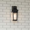 Applique Buckley Noir, laiton et transparent 40W petit ELSTEAD LIGHTING QZ-BUCKLEY-S-MBK